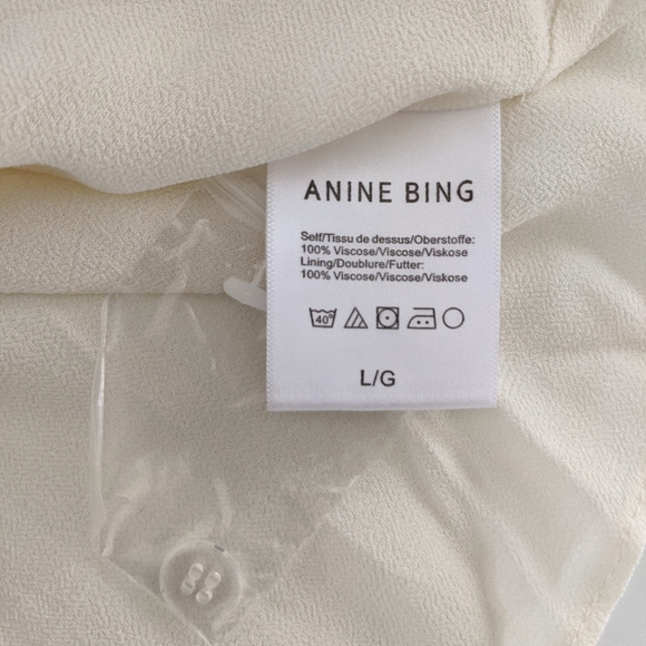 ANINE BING 'Lucky' Zebra Print Ruffled Wrap Skirt L NWT - Picture 15 of 15